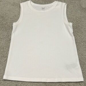Women's Gap Modern Shell Tank Top - Fresh White - Medium Tall